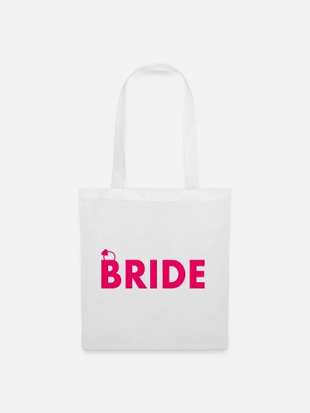 Bride - Stoffbeutel - Weiß