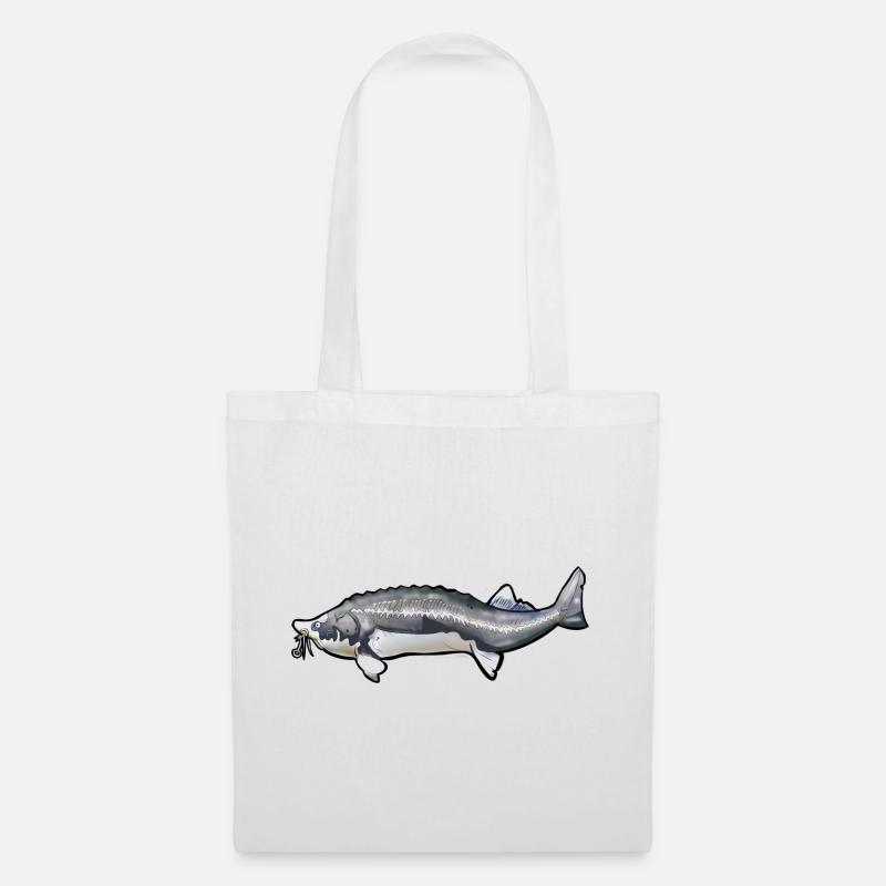 Grubbed Kelfish Tail Pattern - Tote Bag - white