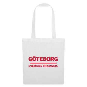 Horizon coloré de la ville de Göteborg - Sac en tissu - blanc - Devant