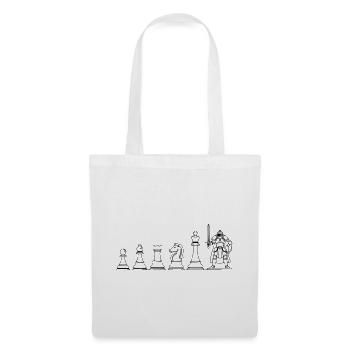 Game Figure Board Game Evolution: Fun Design - Tote Bag - white - Front