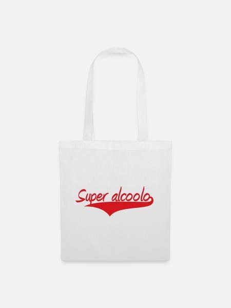 Super Alcoholo – Alkohol - Stoffbeutel - Weiß