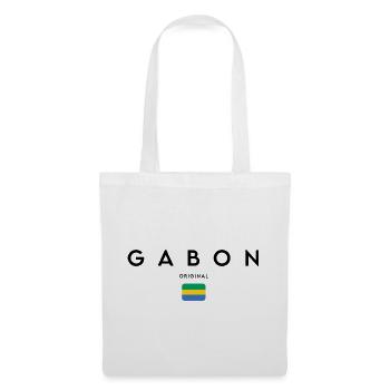 Gabonischer Stolz, minimalistisches, elegantes Design - Stoffbeutel - Weiß - Vorne