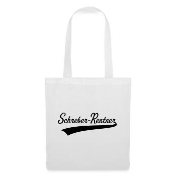 Schreber-Rentner (Rentner / Schrebergärtner / B) - Stoffbeutel - Weiß - Vorne
