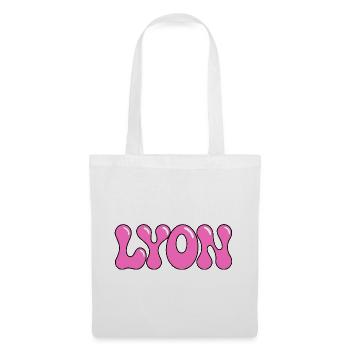 Lyon Fluid Pink Blasen - Stoffbeutel - Weiß - Vorne