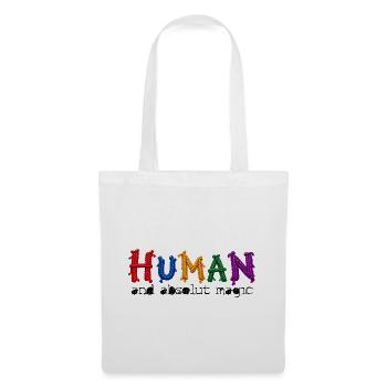 HUMAN – and absolut magic - Stoffbeutel - Weiß - Vorne