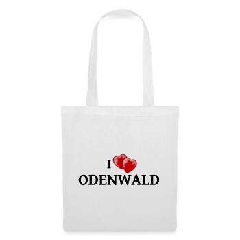 I Love Odenwald - Stoffbeutel - Weiß - Vorne