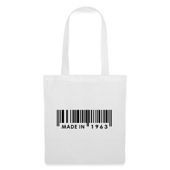Anniversaire 1963 - Sac en tissu - blanc - Devant