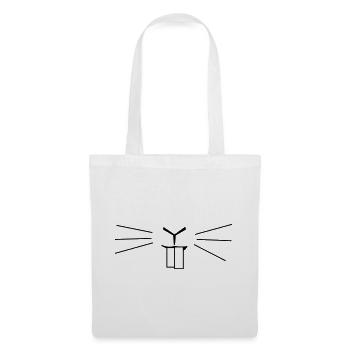 Lustiger Hase rabbit buny funny - Stoffbeutel - Weiß - Vorne