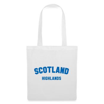 SCOTLAND HIGHLANDS Schottland - Stoffbeutel - Weiß - Vorne