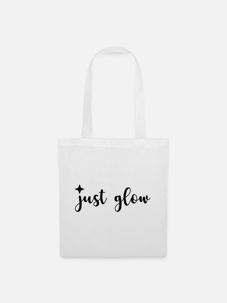 Just glow - Stoffbeutel - Weiß