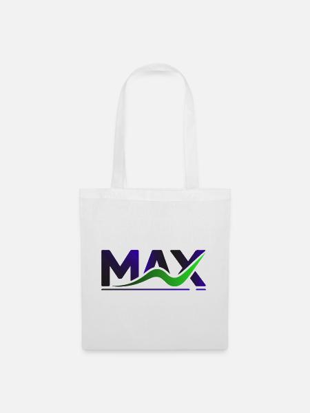 MAX Wave Gradient Logo Tee - Stoffbeutel - Weiß