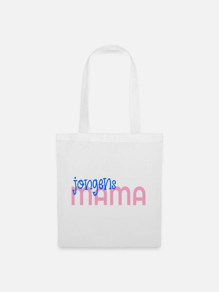 Jungs-Mama - Stoffbeutel - Weiß