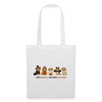 Beagle Halloween-Crew - Stoffbeutel - Weiß - Vorne