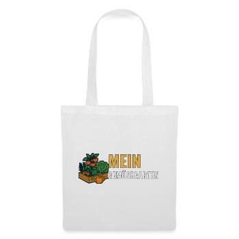 Gemüsegarten Geschenk für Gartenfreunde. - Stoffbeutel - Weiß - Vorne