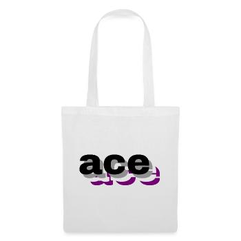 3D-asexuell - Stoffbeutel - Weiß - Vorne