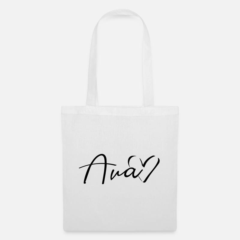 Nom d’Ava Nom - Sac en tissu - blanc