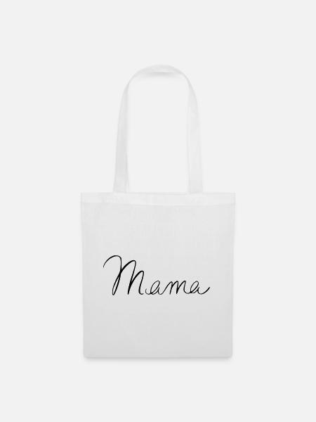 Mama - Stoffbeutel - Weiß