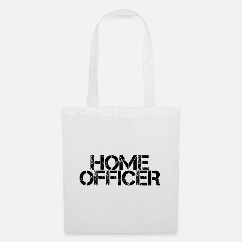 Home Officer - Stoffbeutel - Weiß