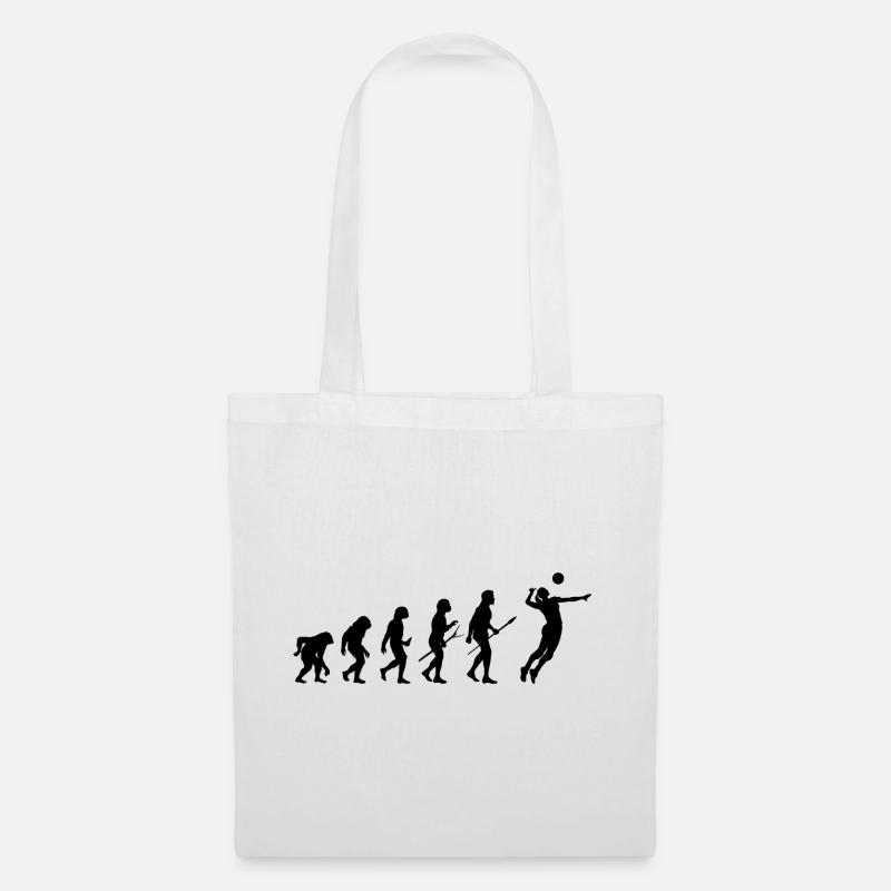 volleyball evolution - Sac en tissu - blanc