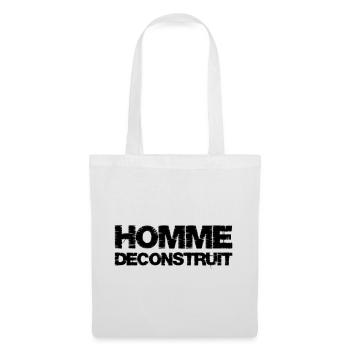 Homme déconstruit - Sac en tissu - blanc - Devant
