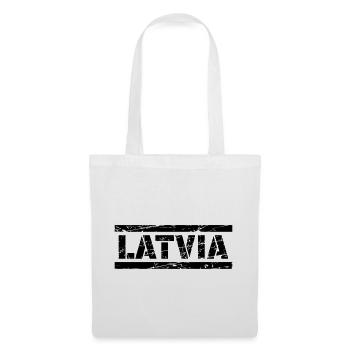 Lettonie - Sac en tissu - blanc - Devant