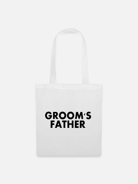 Grooms father - Stoffbeutel - Weiß