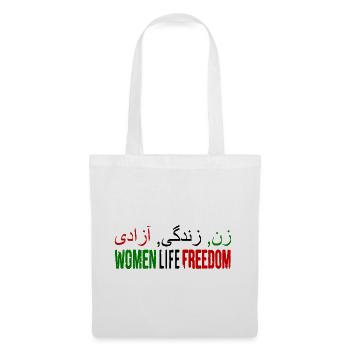Women life freedom jin jiyan azadi - Sac en tissu - blanc - Devant