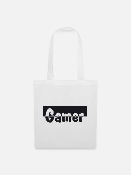 Gamer - Stoffbeutel - Weiß