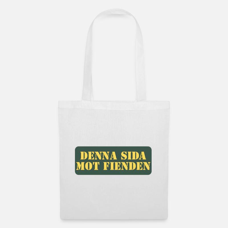 This side against the enemy - Tote Bag - white