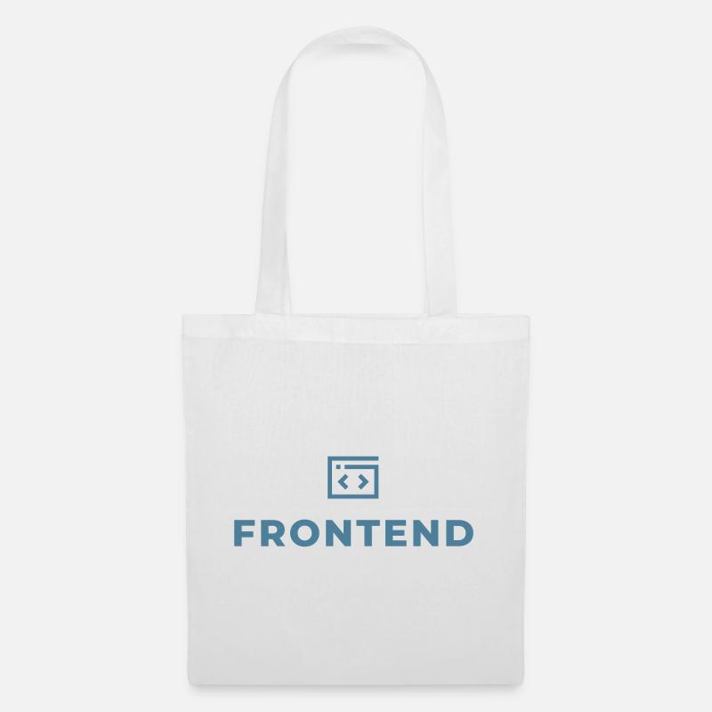 frontend - Tote Bag - white