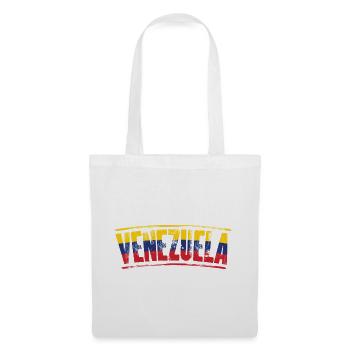 Venezuela Flag Wordmark - Tote Bag - white - Front