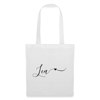 Lea Prénom Décoratif - Sac en tissu - blanc - Devant