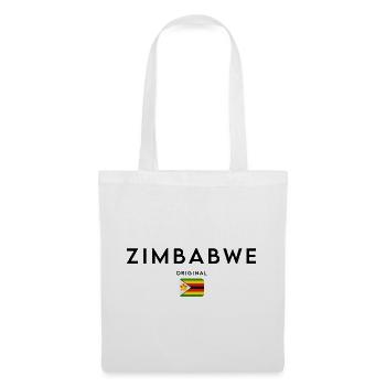 Zimbabwean pride, minimalist sleek design - Tote Bag - white - Front