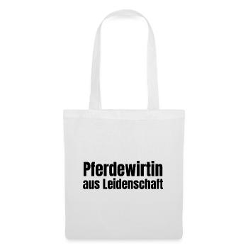 Pferdewirtin aus Leidenschaft Pferde Geschenk - Stoffbeutel - Weiß - Vorne