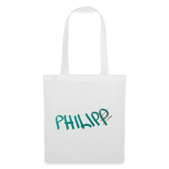 Geburtstagsgeschenk für Philip - Stoffbeutel - Weiß - Vorne
