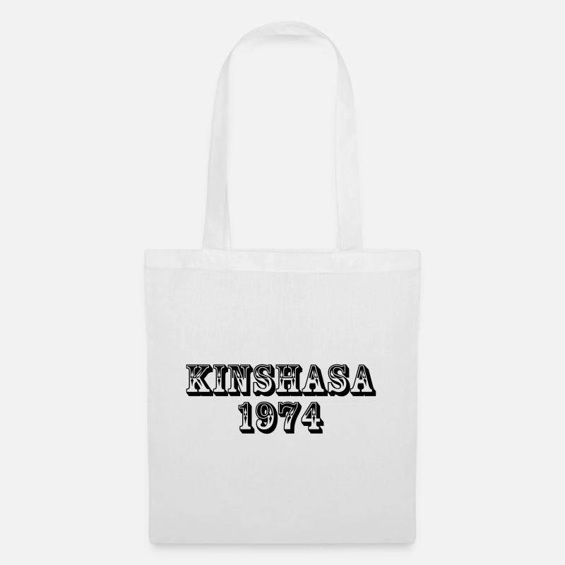 Kinshasa 1974 - Stoffbeutel - Weiß