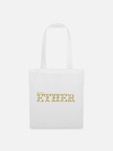 ÄTHER - Stoffbeutel - Weiß
