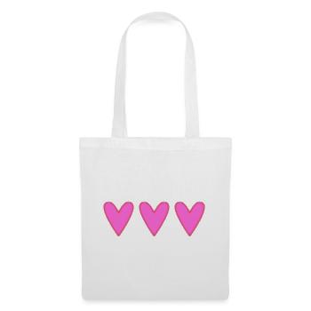 MAMAN. FÊTE DES MÈRES. BONNE FÊTE MAMAN. JE T'AIME - Sac en tissu - blanc - Devant