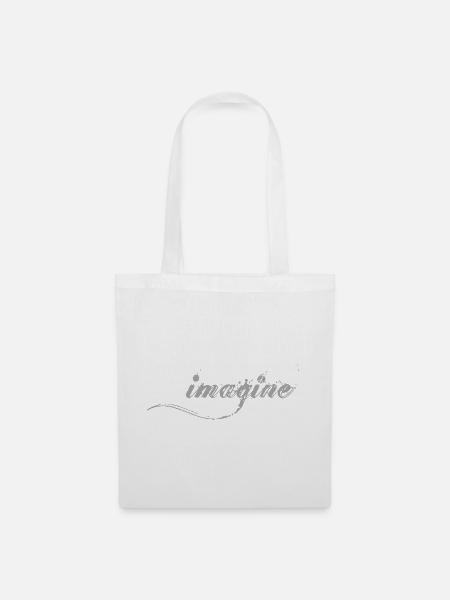 Imagine - Tote Bag - white