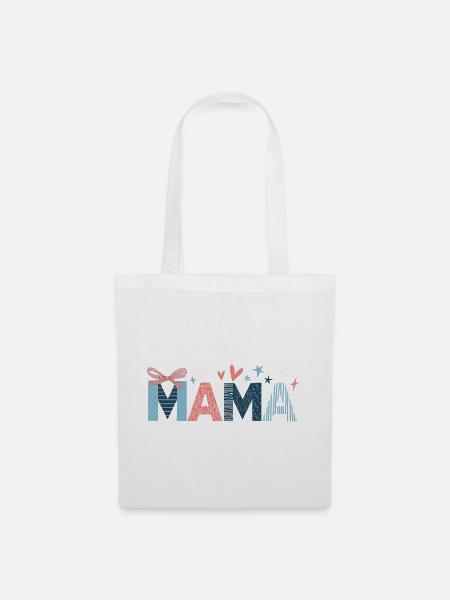 Mama - Stoffbeutel - Weiß