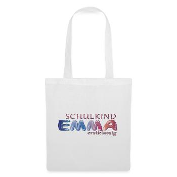 Écolière Emma School - Sac en tissu - blanc - Devant