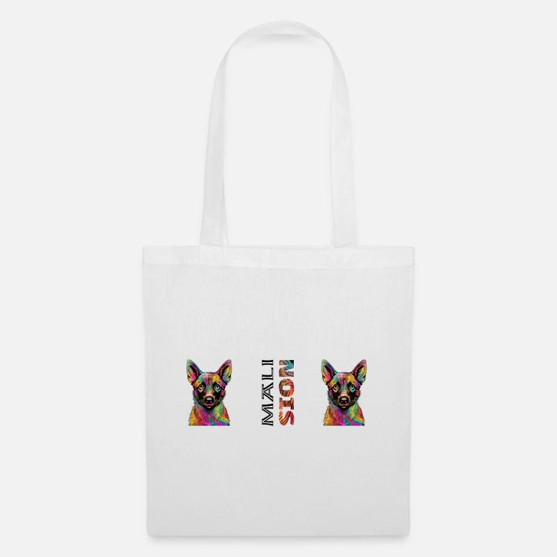 Malinois - Stoffbeutel - Weiß