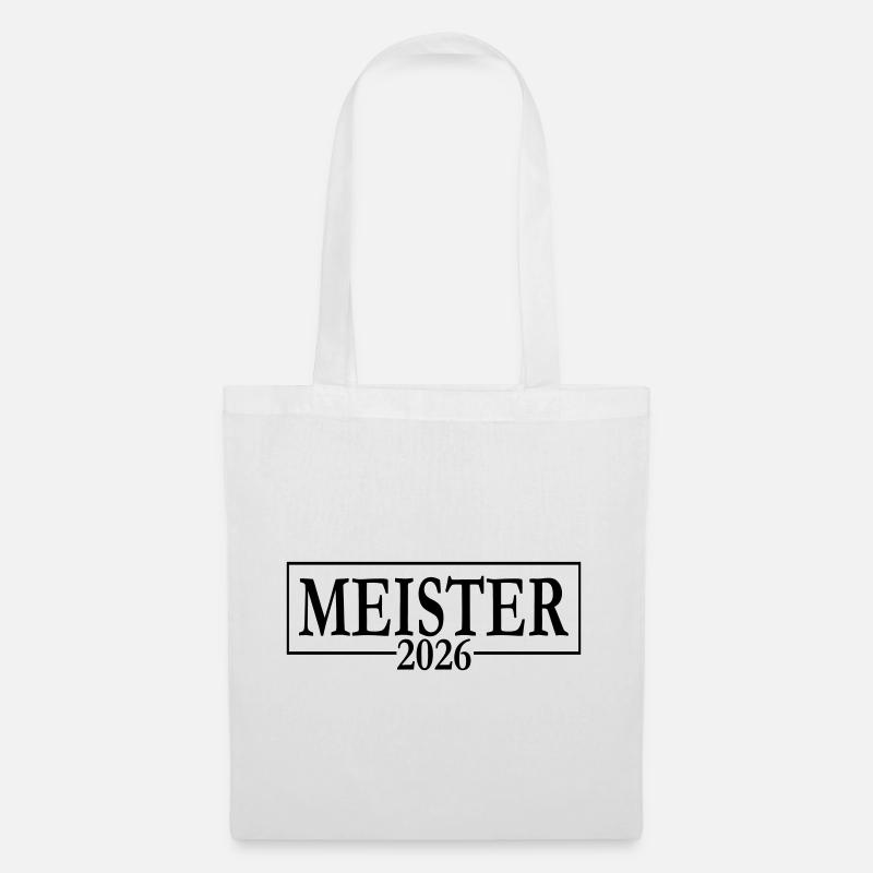 Meister 2026 Meisterschaft - Stoffbeutel - Weiß