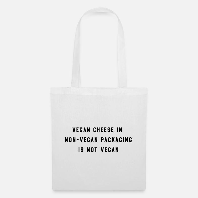 VEGAN CHEESE - Stoffbeutel - Weiß