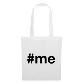 me Hashtag - Stoffbeutel - Weiß - Vorne