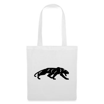 Schwarzer Panther - Stoffbeutel - Weiß - Vorne
