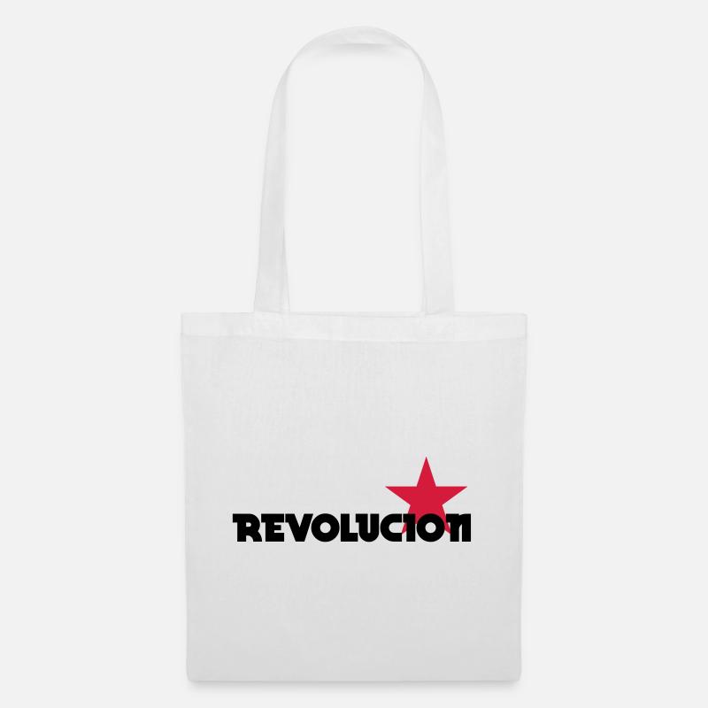[ Revolucion ] - Stoffbeutel - Weiß