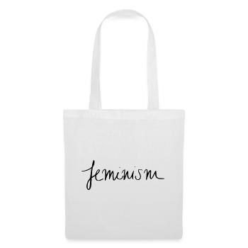 féminisme - Sac en tissu - blanc - Devant