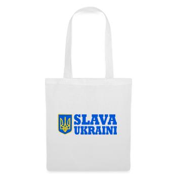 Slava ukraini - Stoffbeutel - Weiß - Vorne