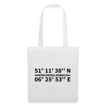 Mönchengladbach coordinates - Tote Bag - white - Front